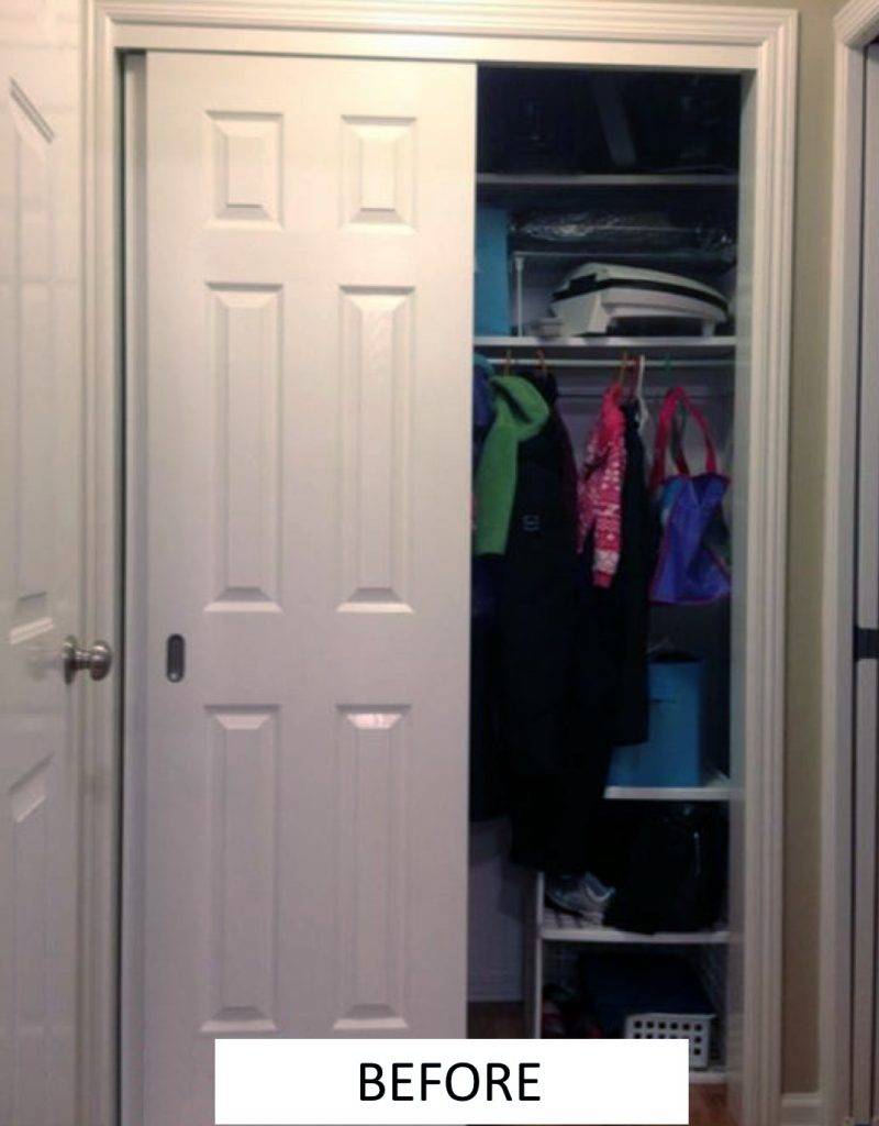 Closet remodel - before